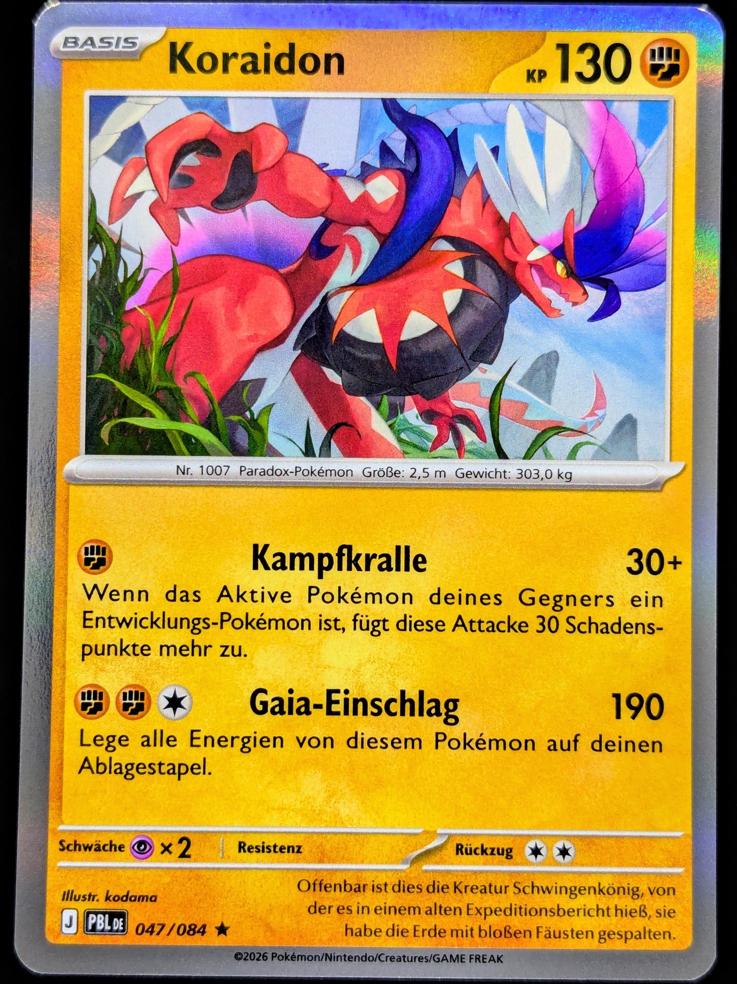 Koraidon Holo 047/084 DE