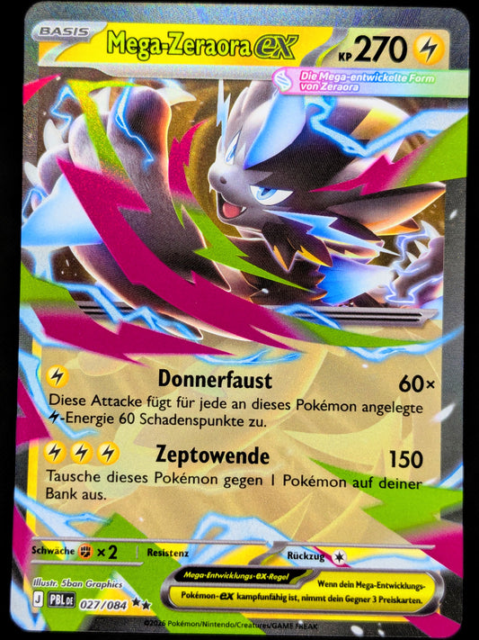 Mega-Zeraora Ex 027/084 DE