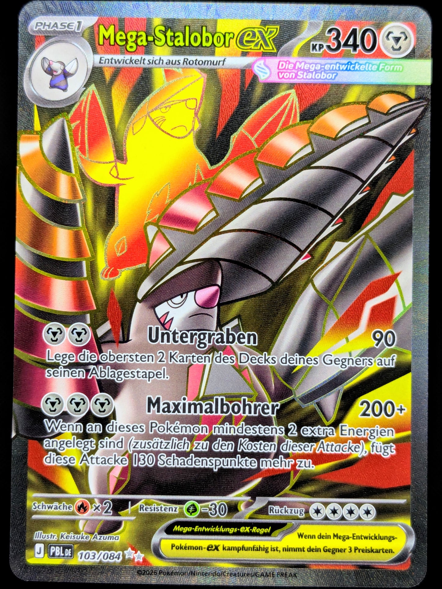 Mega-Stalobor Ex Full Art 103/084 DE