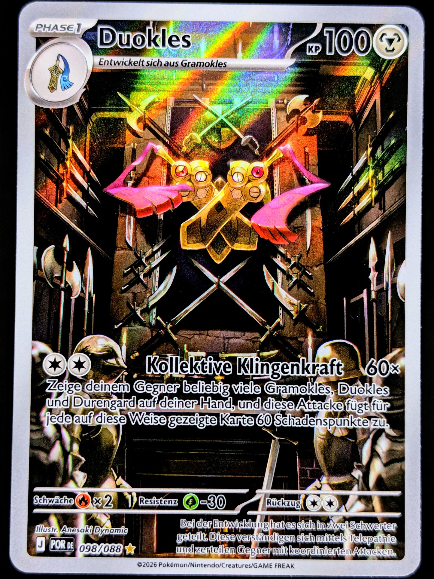 Duokles 098/088 Illustration Rare DE