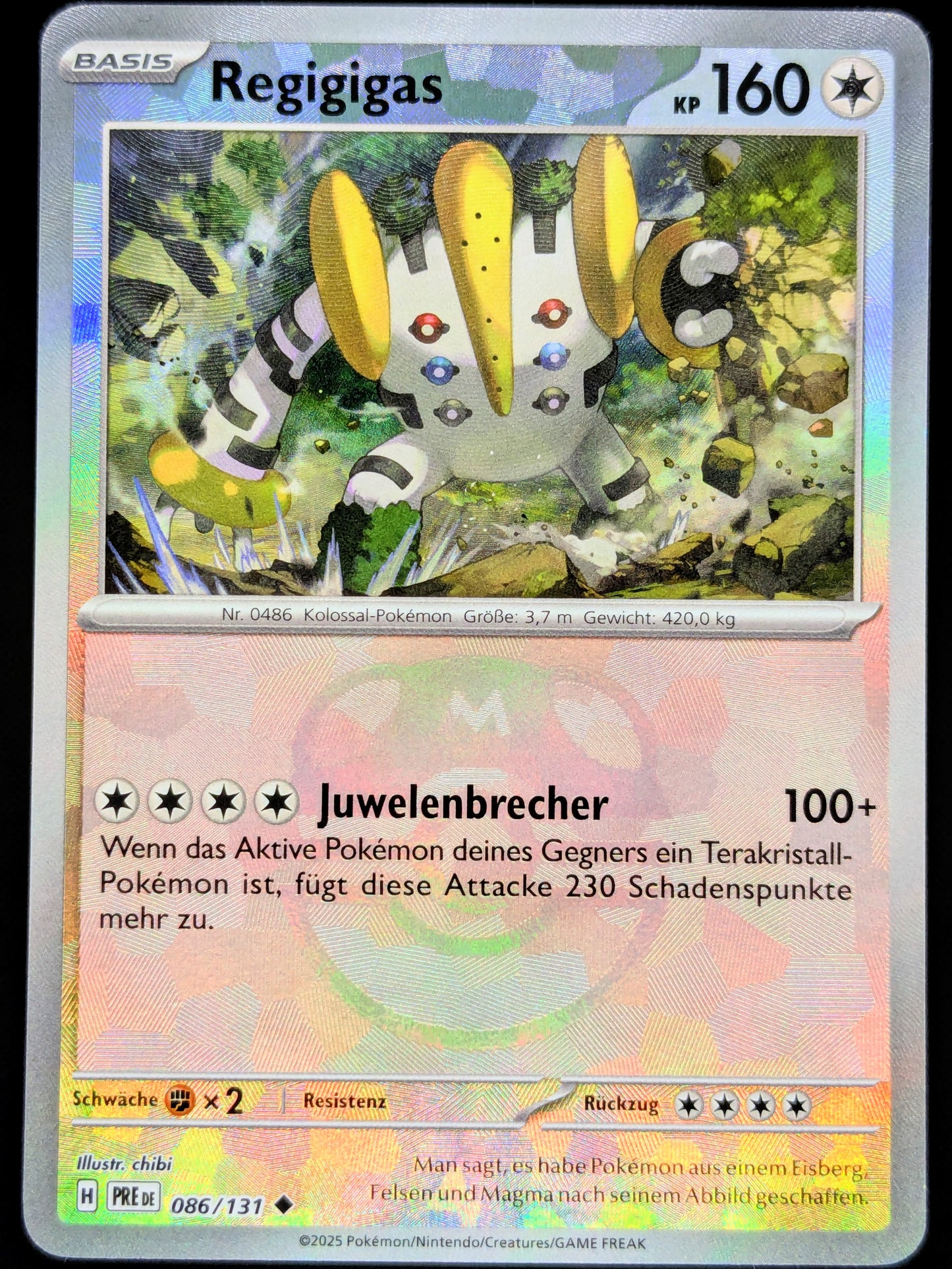 Regigigas Meisterball 086/131 DE