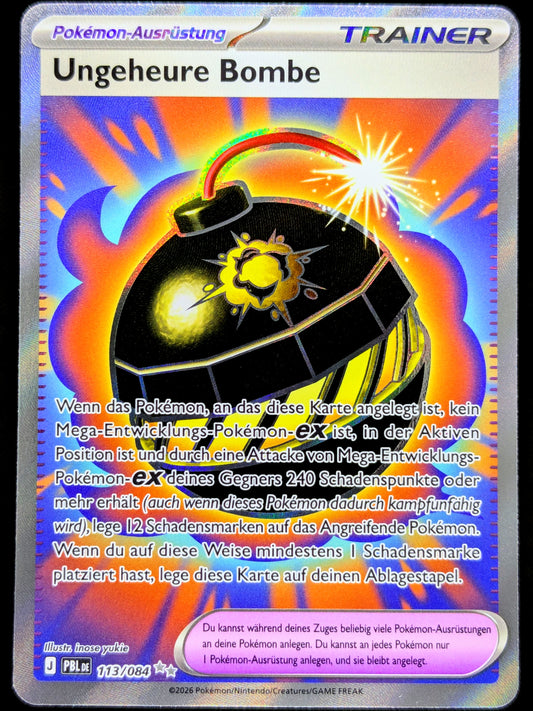 Ungeheure Bombe 113/084 DE