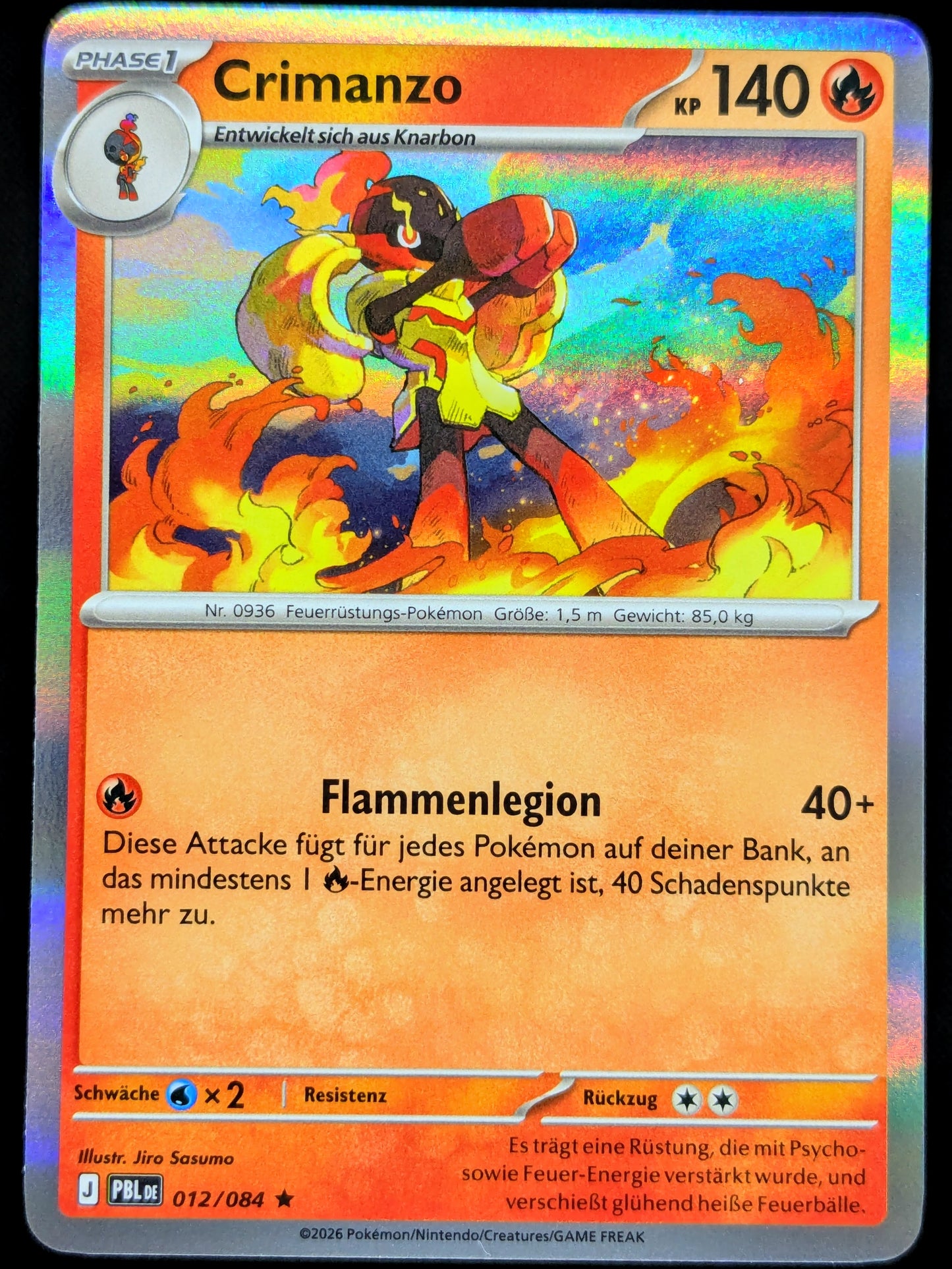 Crimanzo Holo 012/084 DE