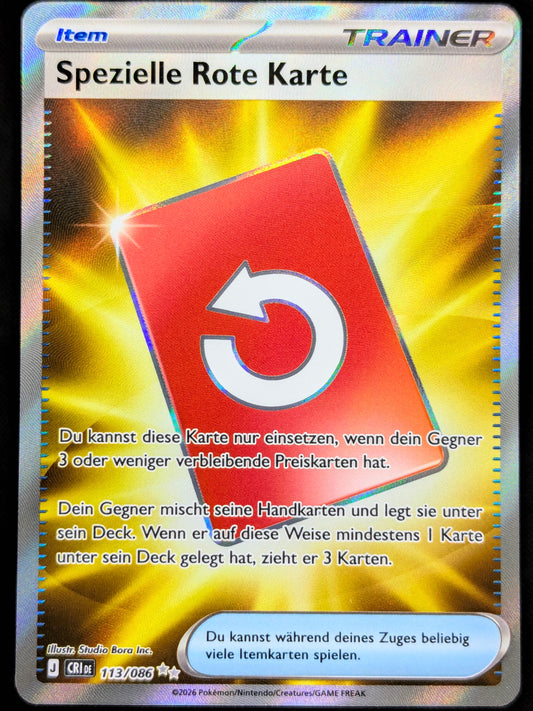 Spezielle Rote Karte 113/086 DE