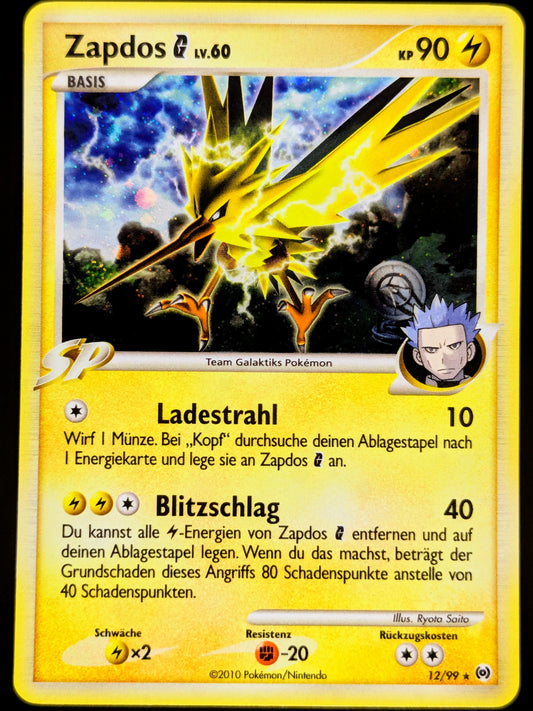 Zapdos LV. 60 Holo 12/99 DE