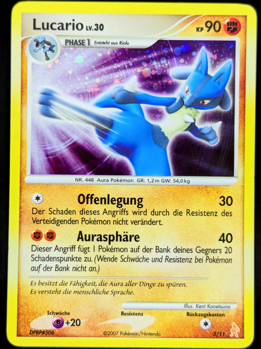 Lucario LV. 30 Holo 3/11 DE
