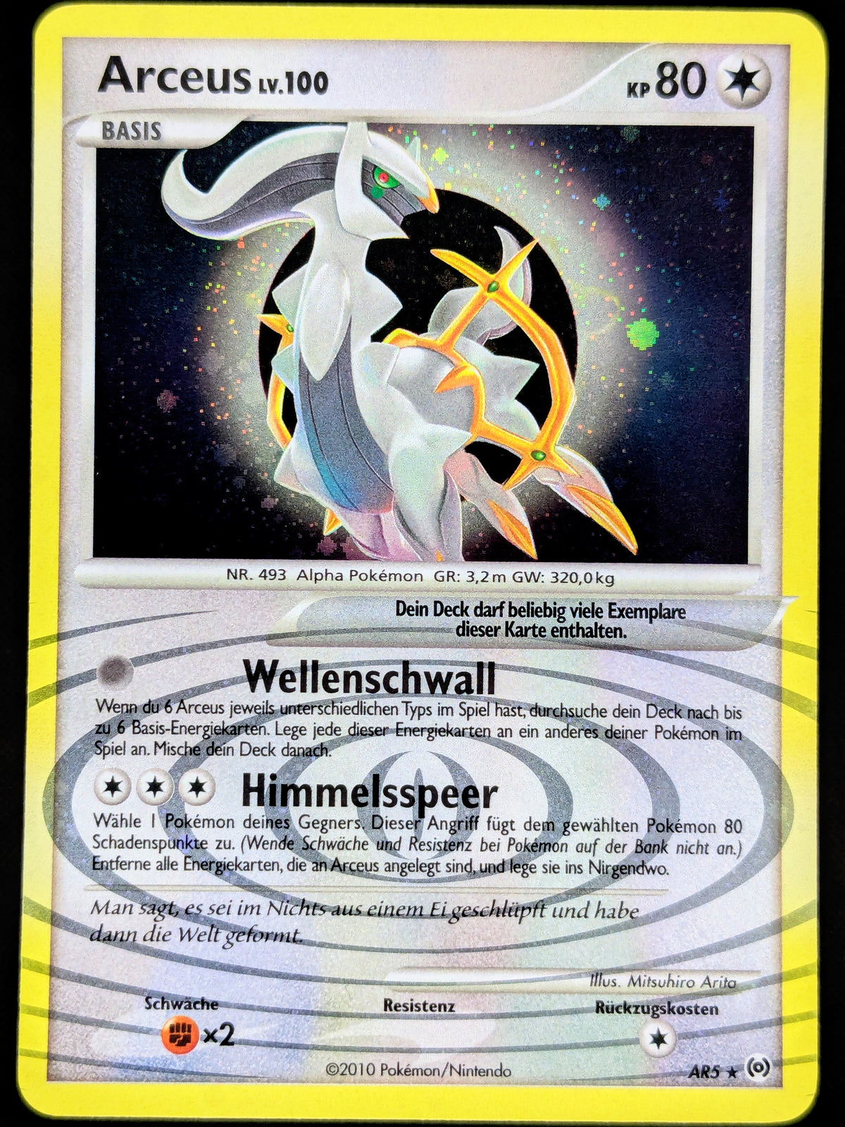 Arceus LV. 100 Holo AR5 DE