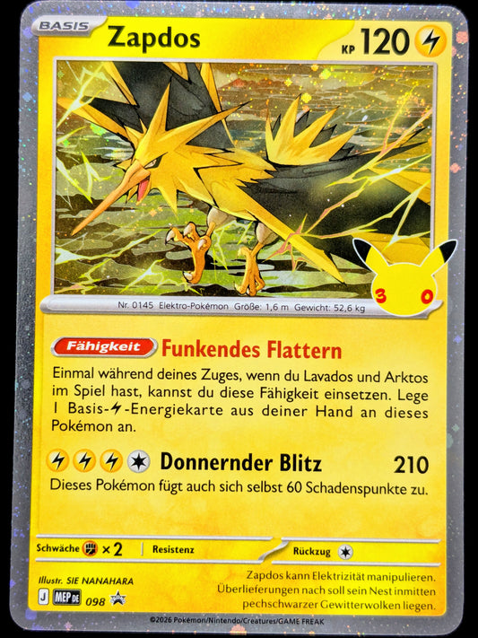 Zapdos Holo MEP098 DE