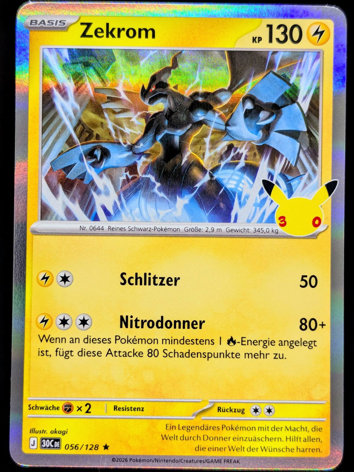 Zekrom Holo 056/128 DE