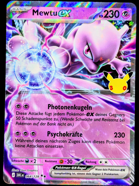 Mewtu Ex 064/128 DE