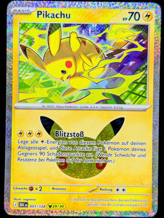 Pikachu 051/128 29/30 DE