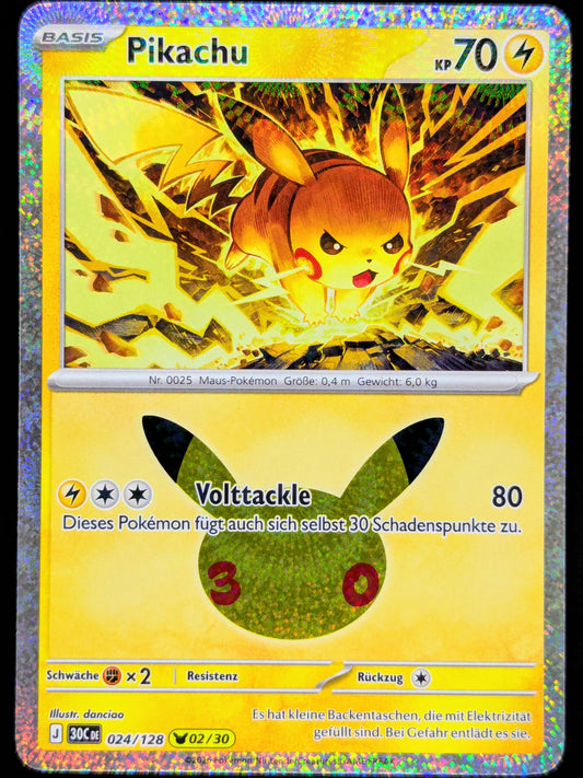 Pikachu 024/128 02/30 DE