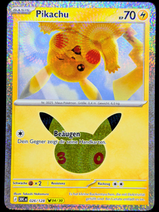 Pikachu 026/128 04/30 DE