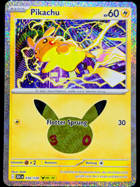Pikachu 030/128 08/30 DE