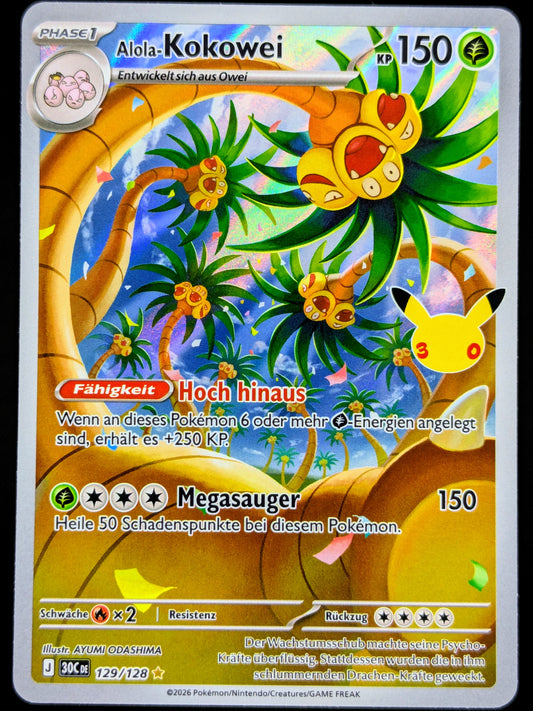 Alola-Kokowei 129/128 Illustration Rare DE
