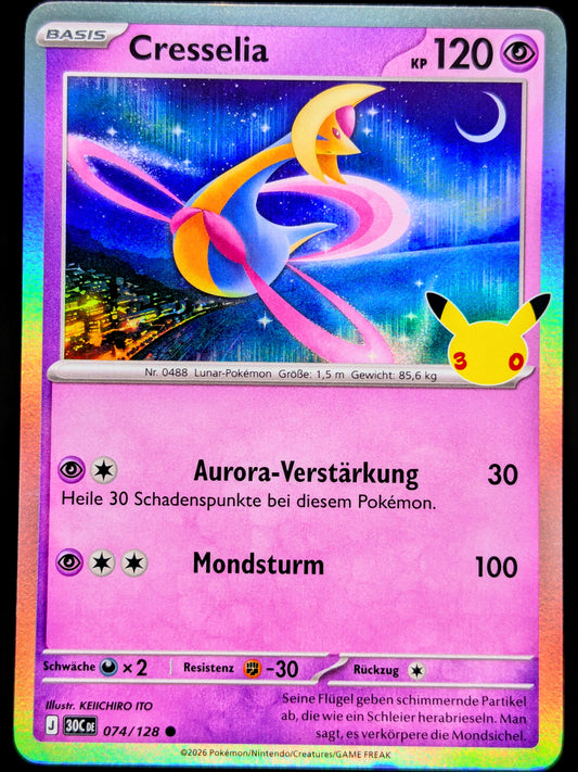 Cresselia Holo 074/128 DE