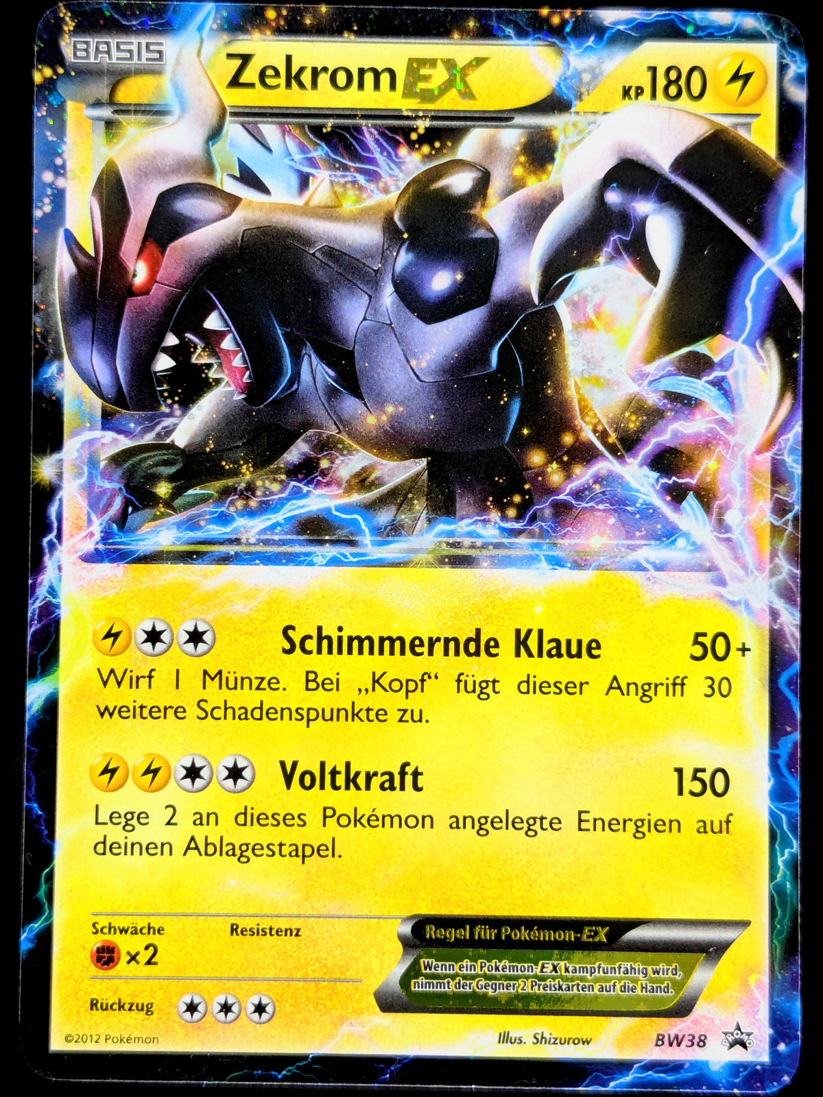 Zekrom Ex Promo BW38 DE
