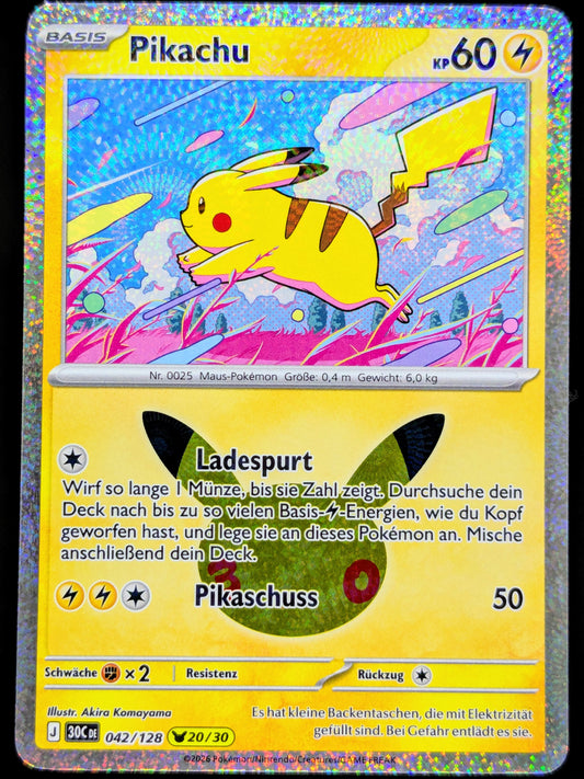 Pikachu 042/128 20/30 DE