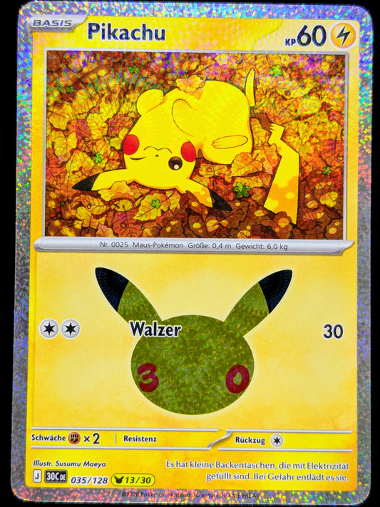 Pikachu 035/128 13/30 DE