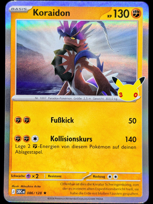 Koraidon Holo 086/128 DE