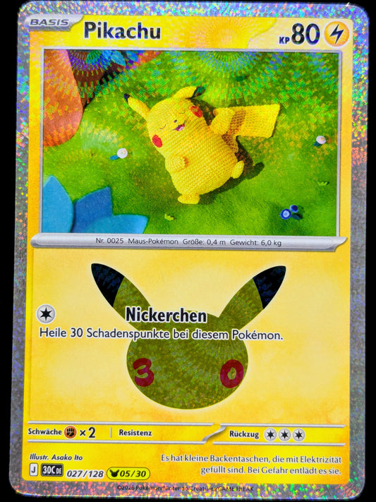 Pikachu 027/128 05/30 DE