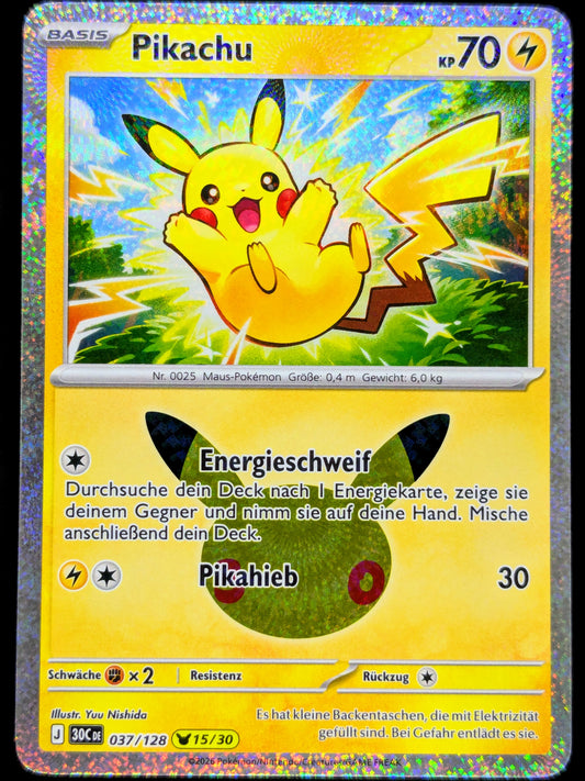 Pikachu 037/128 15/30 DE