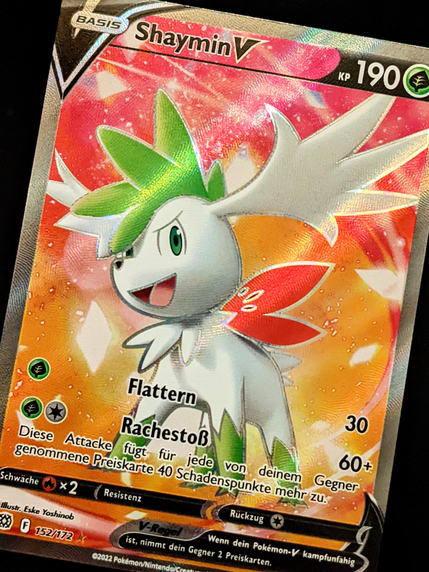 Shaymin V Full Art 152/172 DE