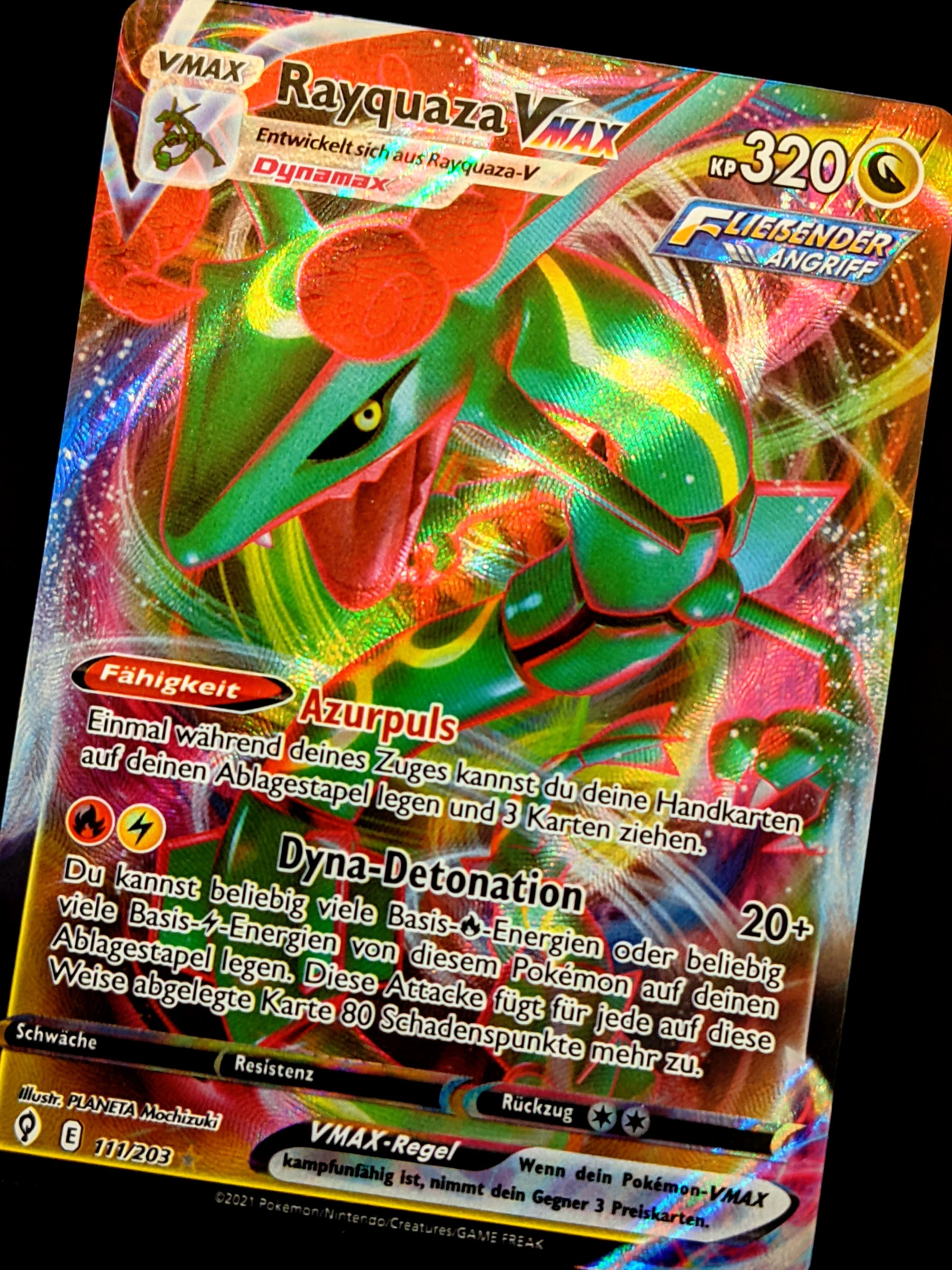 Rayquaza-VMAX (111/203), Busca de Cards