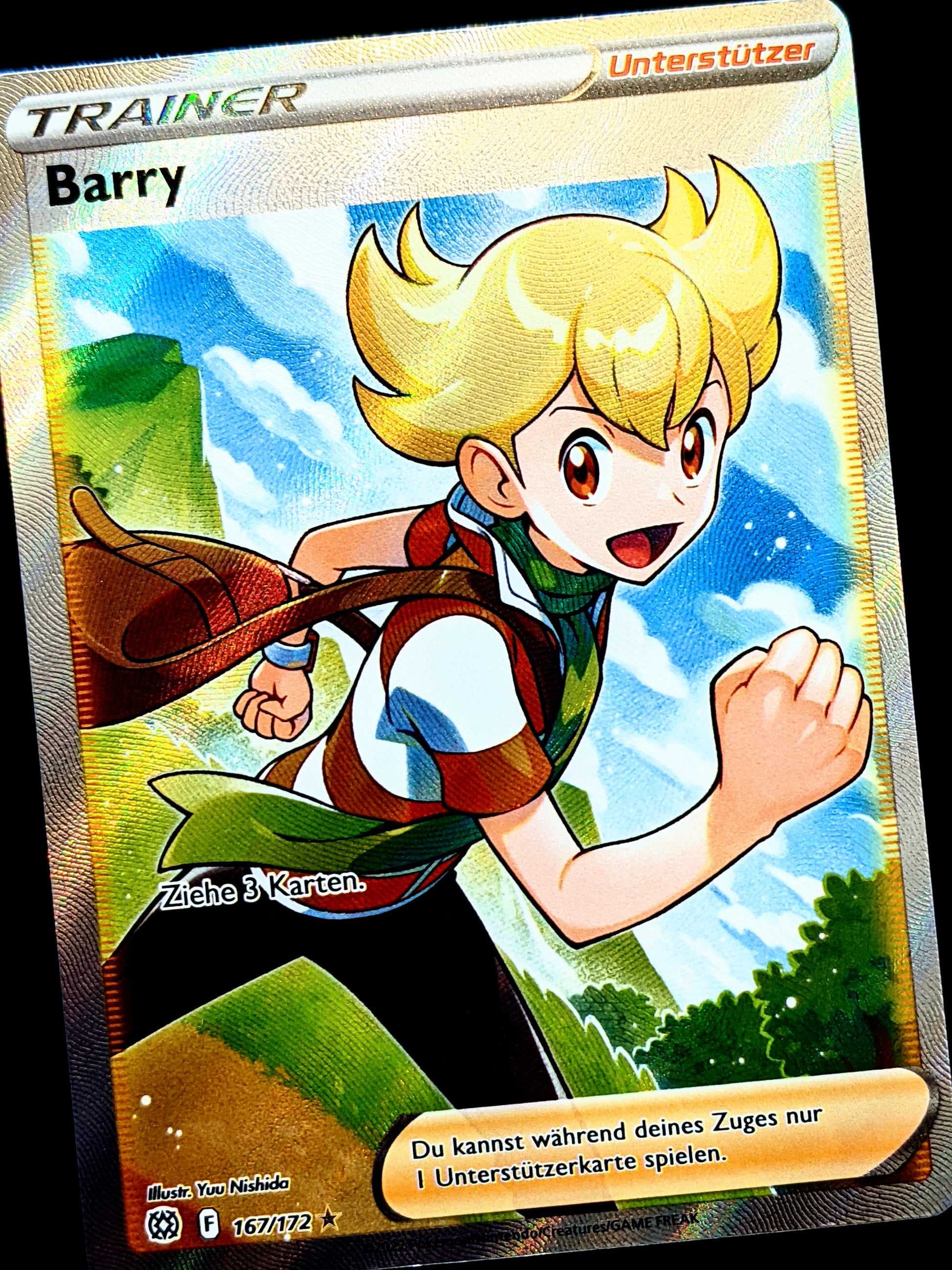 barry trainer pokemon card Barry 167/172 DE – Deckshop.de