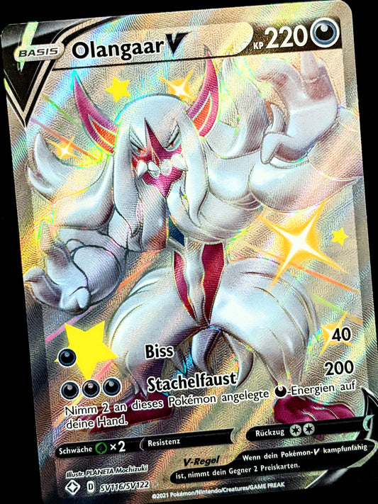 Olangaar V Shiny Full Art SV116/SV122 DE