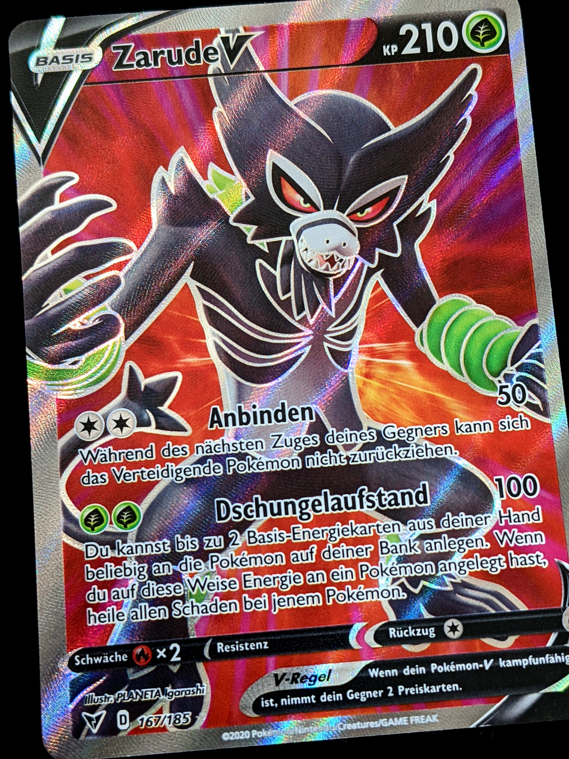 Zarude V - 167/185 - Full Art Ultra Rare