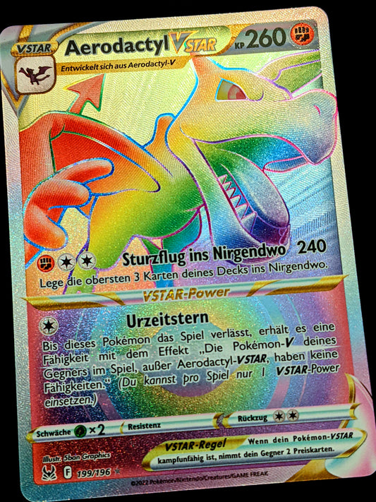 Aerodactyl VStar Rainbow 199/196 DE