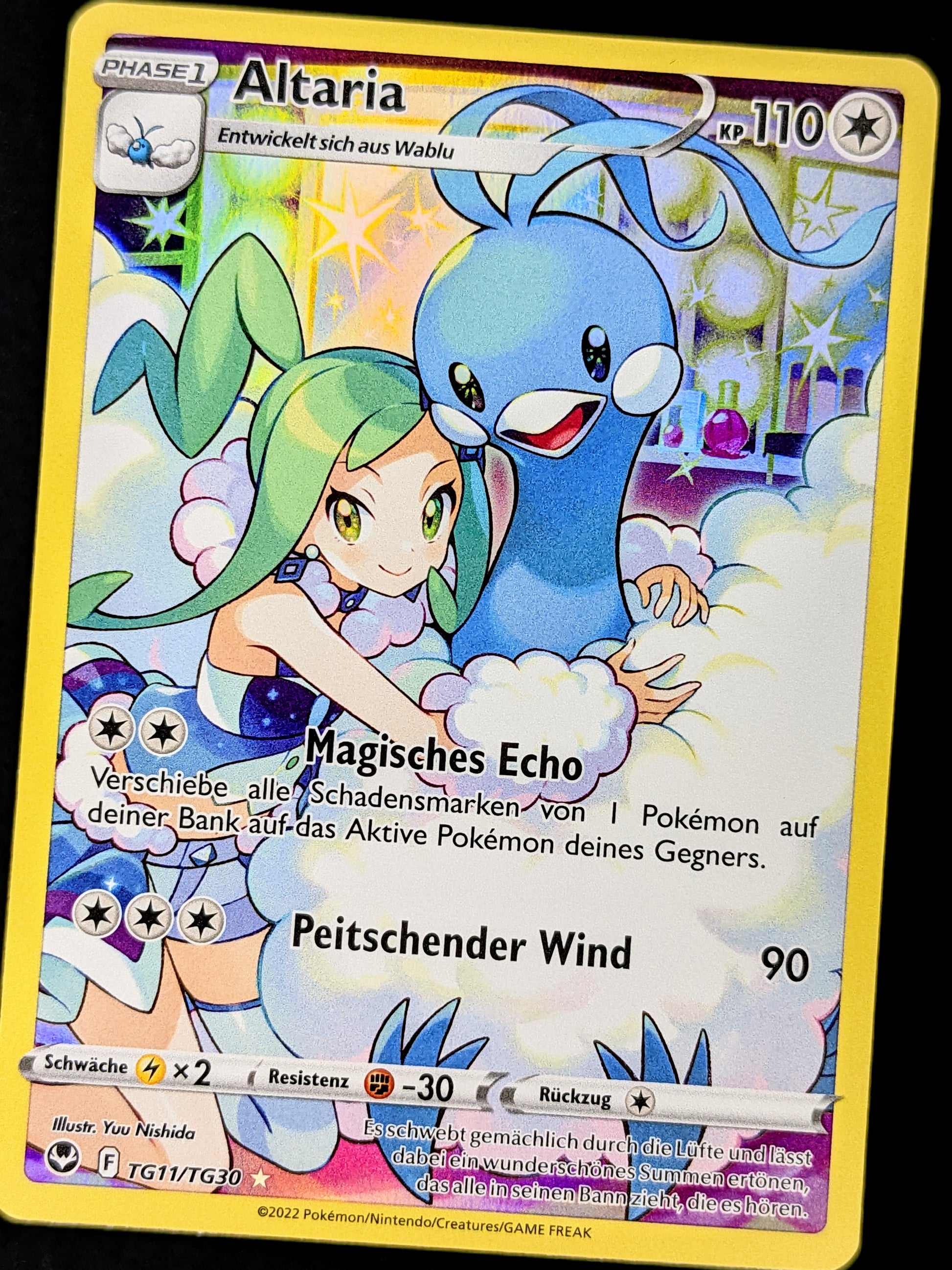 2022 Pokémon Silver Tempest Trainer Gallery Altaria #TG11 PSA 10 Rare Candy - Foto 7