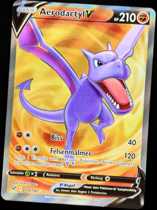 Aerodactyl V Full Art 179/196 DE