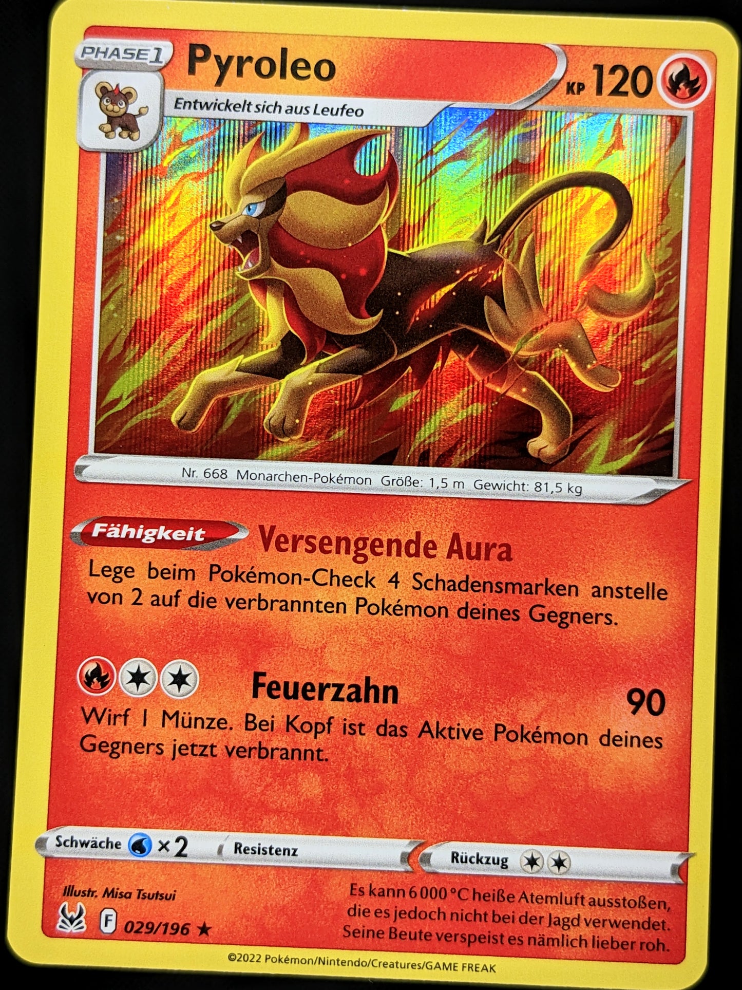 Pyroleo Holo 029/196 DE