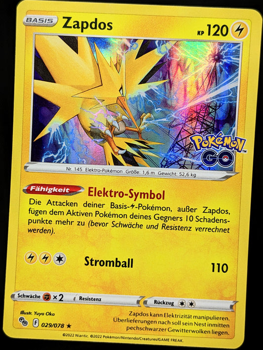 Zapdos Holo 029/078 DE