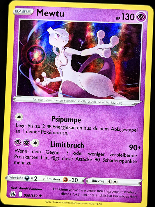 Mewtu Holo 059/159 DE