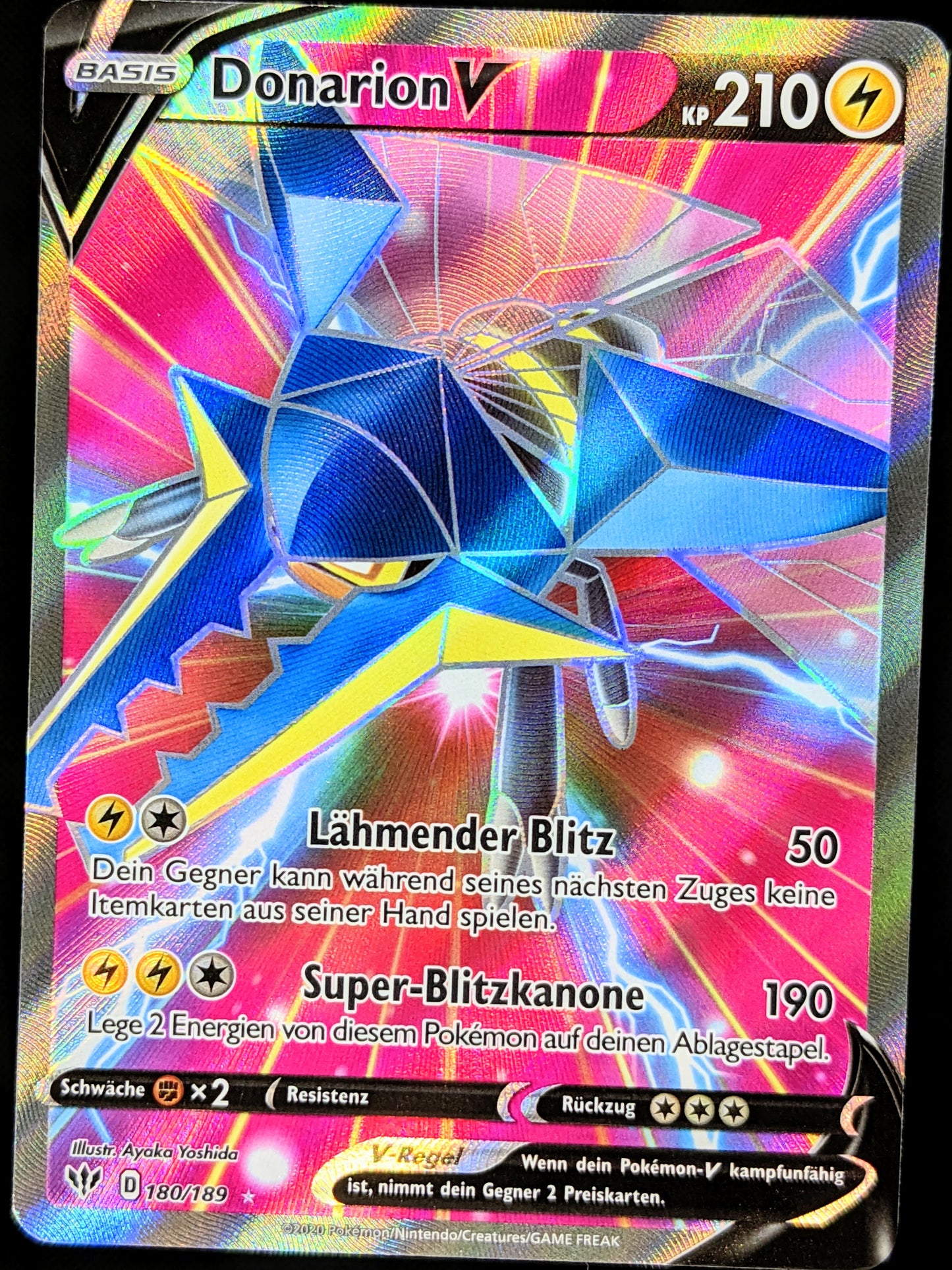 Donarion V Full Art 180/189 DE