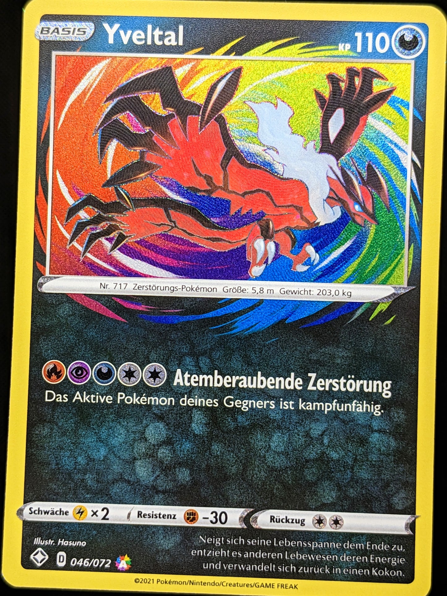 Yveltal Amazing Rare 046/072 DE