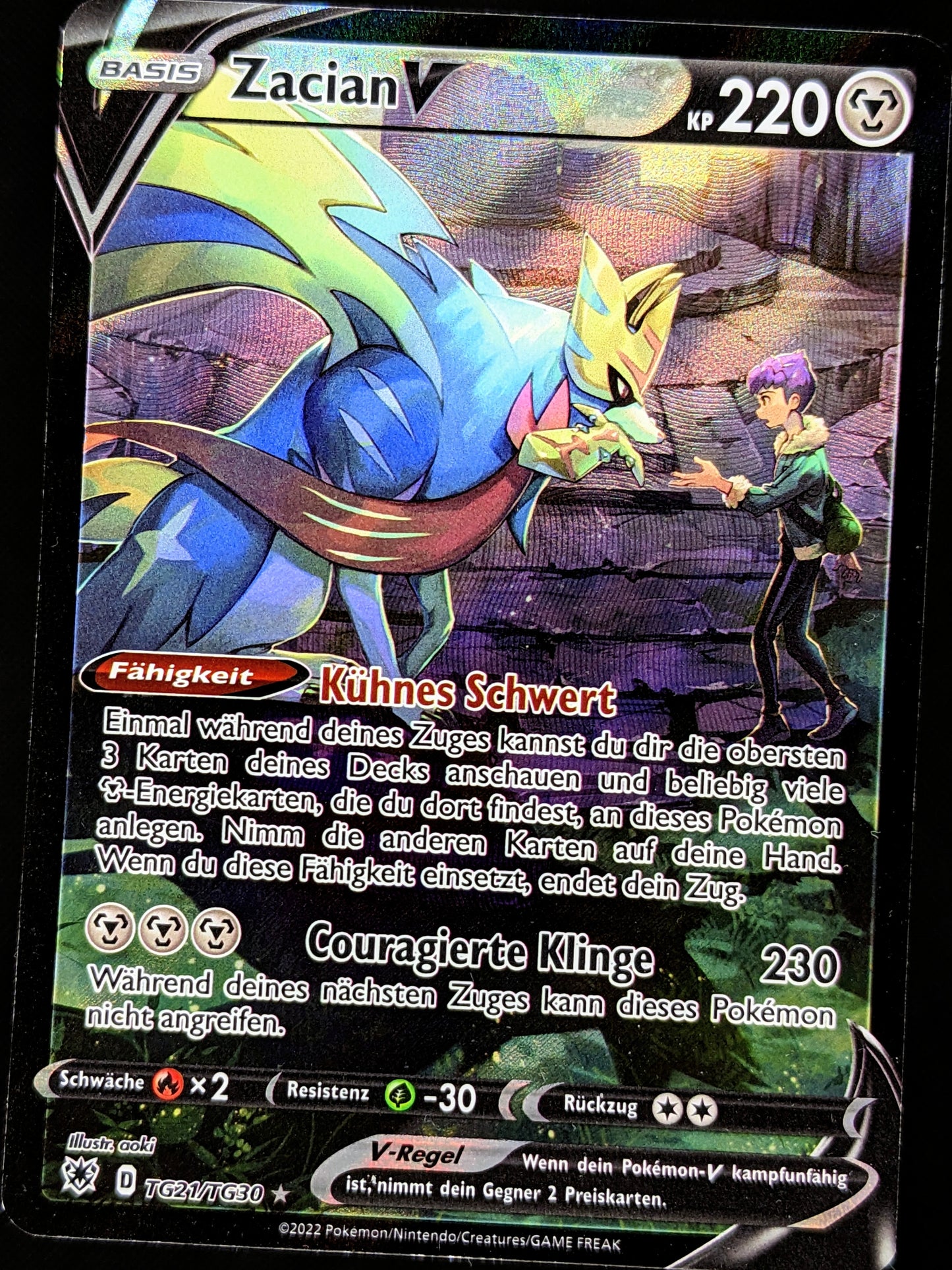 Zacian V TG21/TG30 DE