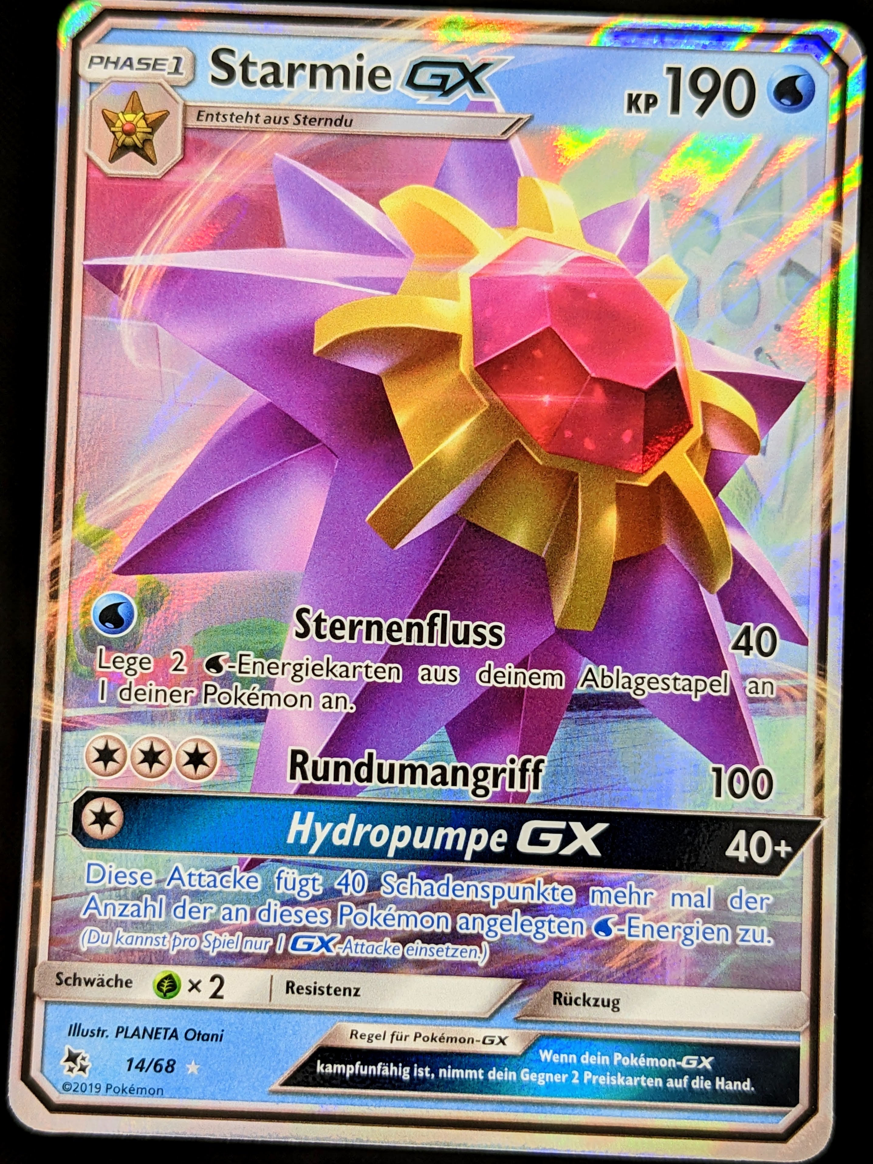 starmie gx pokemon card Starmie GX 14/68 DE – Deckshop.de