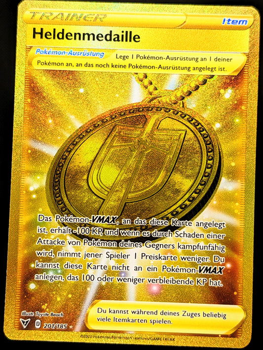 Heldenmedaille Gold 201/185 DE