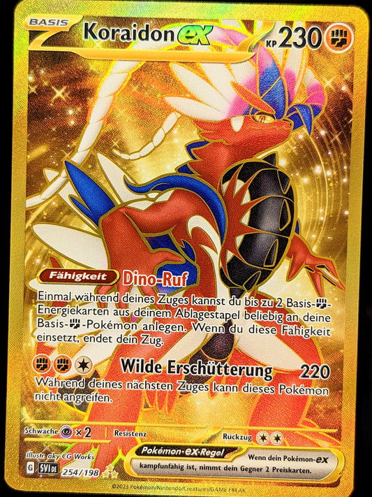 Koraidon Ex Gold 254/198 DE
