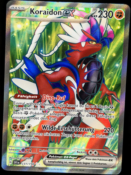 Koraidon Ex Full Art 231/198 DE